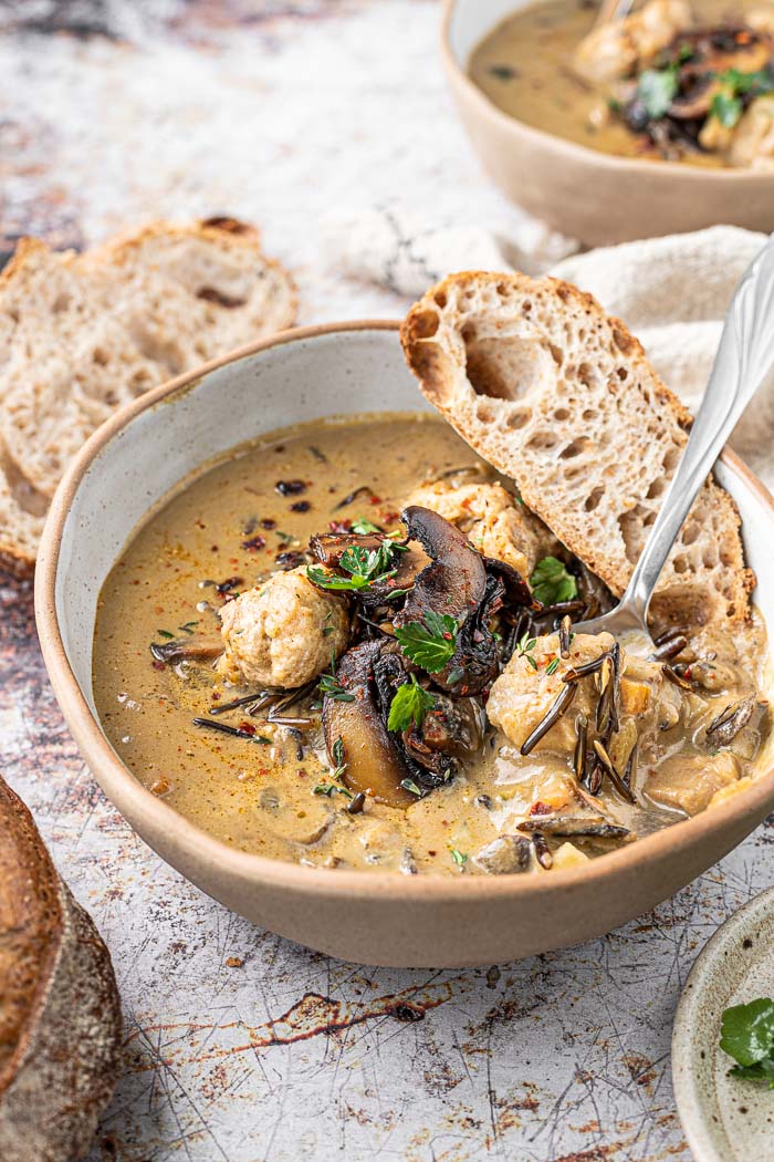 Wild Mushroom And Oyster Stew